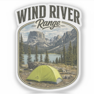 Wind River Range Vinyl Sticker -> Wind River Range