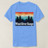 Wind River Range Wyoming Retro T-shirt (Design voorkant)