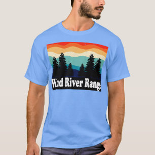 Wind River Range Wyoming Retro T-shirt