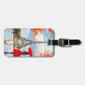 Wind Romance Paris Chic Walk Bagagelabel (Voorkant horizontaal)