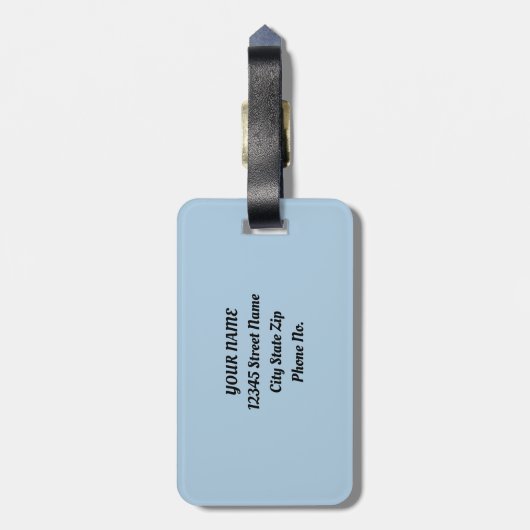 Wind Romance Paris Chic Walk Bagagelabel (Achterkant verticaal)