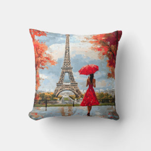 Wind Romance Paris Chic Walk Kussen