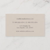 Wind Roos Compass - Nautisch Visitekaartje (Achterkant)