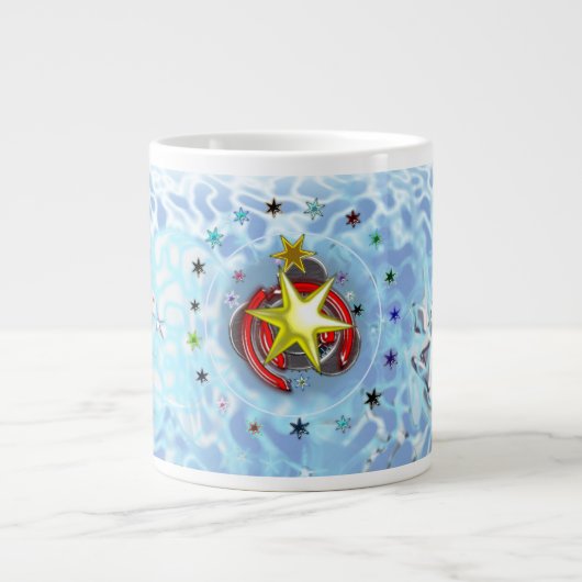 Wind Sinterklaas sok Extra Grote Beker (Voorkant)