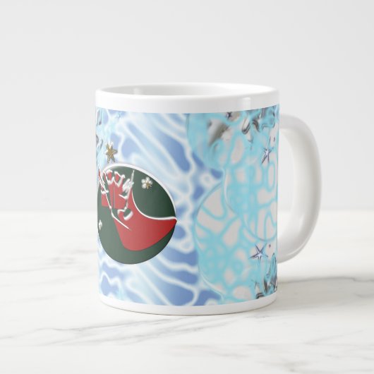 Wind Sinterklaas sok Extra Grote Beker (Voorkant rechts)