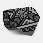 Wind Spirit Black Stropdas (Opgerold)