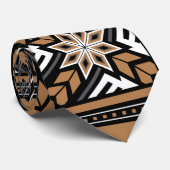 Wind Spirit Brown Stropdas (Opgerold)