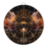 Wind Storm Fractal Art Dart Board Dartbord (Voorkant)