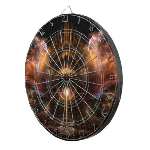 Wind Storm Fractal Art Dart Board Dartbord