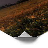 Wind Turbine Sunset Poster (Hoek)