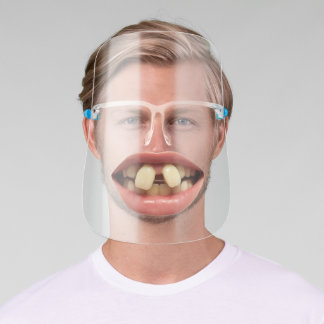 Wind tussen mijn tanden gelaatsscherm