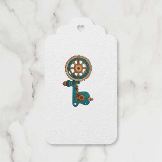  Wind-Up Key Gift Labels (Achterkant)