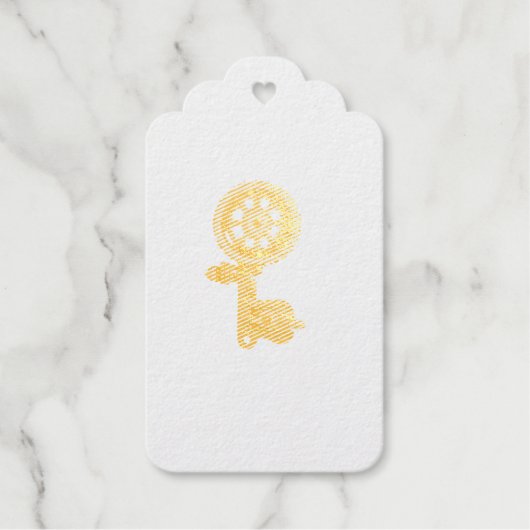  Wind-Up Key Gift Labels (Voorkant)