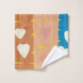 Wind van liefdeshanddoekset bad handdoek (Wasdoekje)