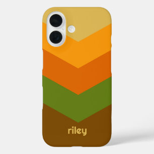 Windbreaker Color Block Darts Aangepaste naam iPhone 16 Hoesje