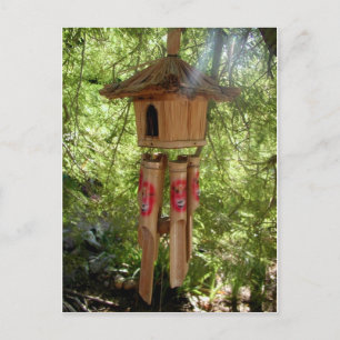 WINDCHIMES VAN BAMBOE BRIEFKAART