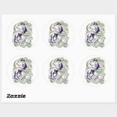 Winddraak Ronde Sticker (Vel)