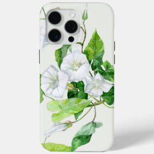 Winde witte bloem iPhone 15 pro max hoesje