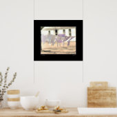 Winden in het Washline Poster (Keuken)