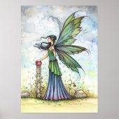 Winden van Spring Fairy Art Poster Print (Voorkant)