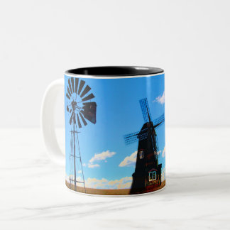 Winden van wijziging tweekleurige koffiemok