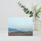 Windenergie Briefkaart (Staand voorkant)