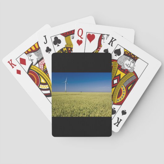 Windenergie Pokerkaarten (Achterkant)