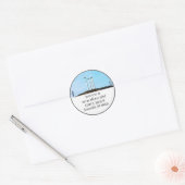 Windenergie Ronde Sticker (Envelop)