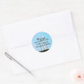 Windenergie Ronde Sticker (Envelop)