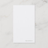 Windenergie - Sjabloon voor groene turbines Visitekaartje (Achterkant)