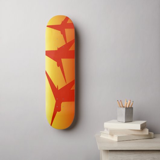 Windenergie Skateboard (Muurkunst)
