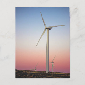 Windenergie voor windenergie op het Boerderij Briefkaart