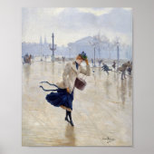 Winderige dag | Jean Béraud Poster (Voorkant)