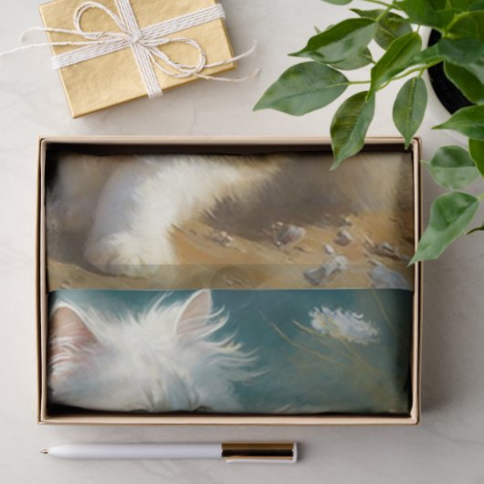 Winderige dag katten tissuepapier (Geschenk)