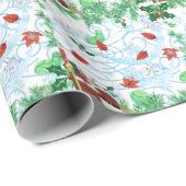 winderige kerst cadeaupapier (Rol Hoek)