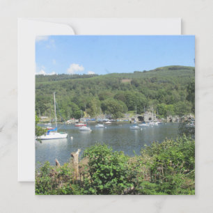 Windermere - Carte de voeux plat Lake District