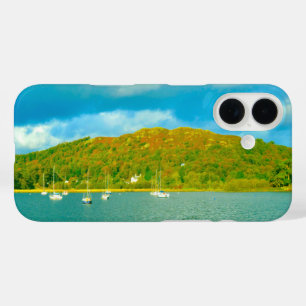 Windermere-meer jachten in Cumbria iPhone 16 Hoesje