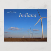 Windfarm in Wolcott, Indiana Briefkaart (Voorkant)