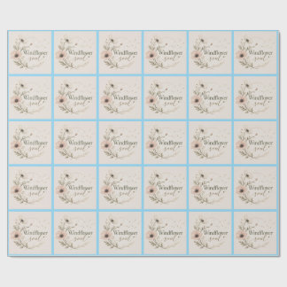Windflower Ziel Cadeaupapier