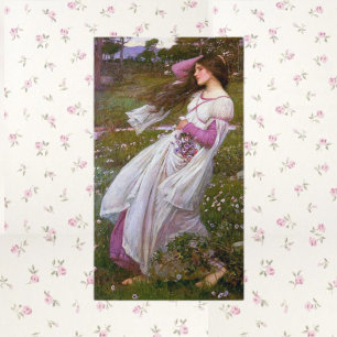 Windflowers van John William Waterhouse Visitekaartje