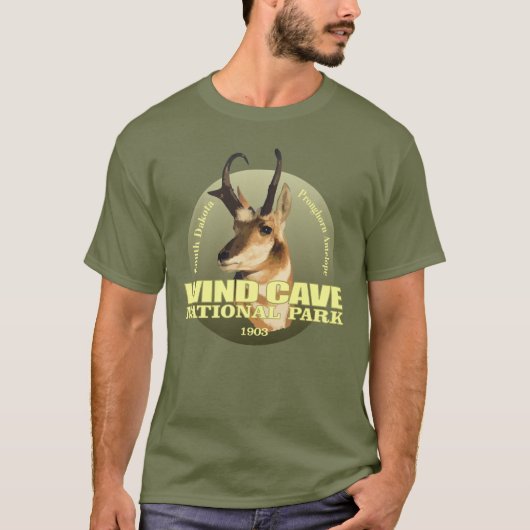 Windgrot NP (Pronghorn) WT T-shirt (Voorkant)