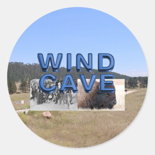 windgrot van abh ronde sticker (Voorkant)