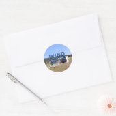 windgrot van abh ronde sticker (Envelop)