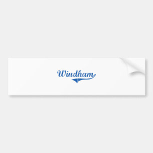 Windham New Hampshire Classic Design Bumpersticker