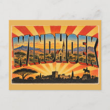 Windhoek Hoogland Kerk Savanne Vintage Reis 