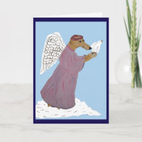 Windhond Engel met Witte Duif