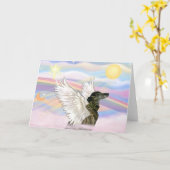 Windhond Kaart (Gele Bloem)