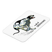 windhond magneet (Linkerzijde)