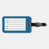 windhondenras-bagagelabel bagagelabel (Achterkant horizontaal)