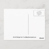 windhondenras briefkaart (Achterkant)